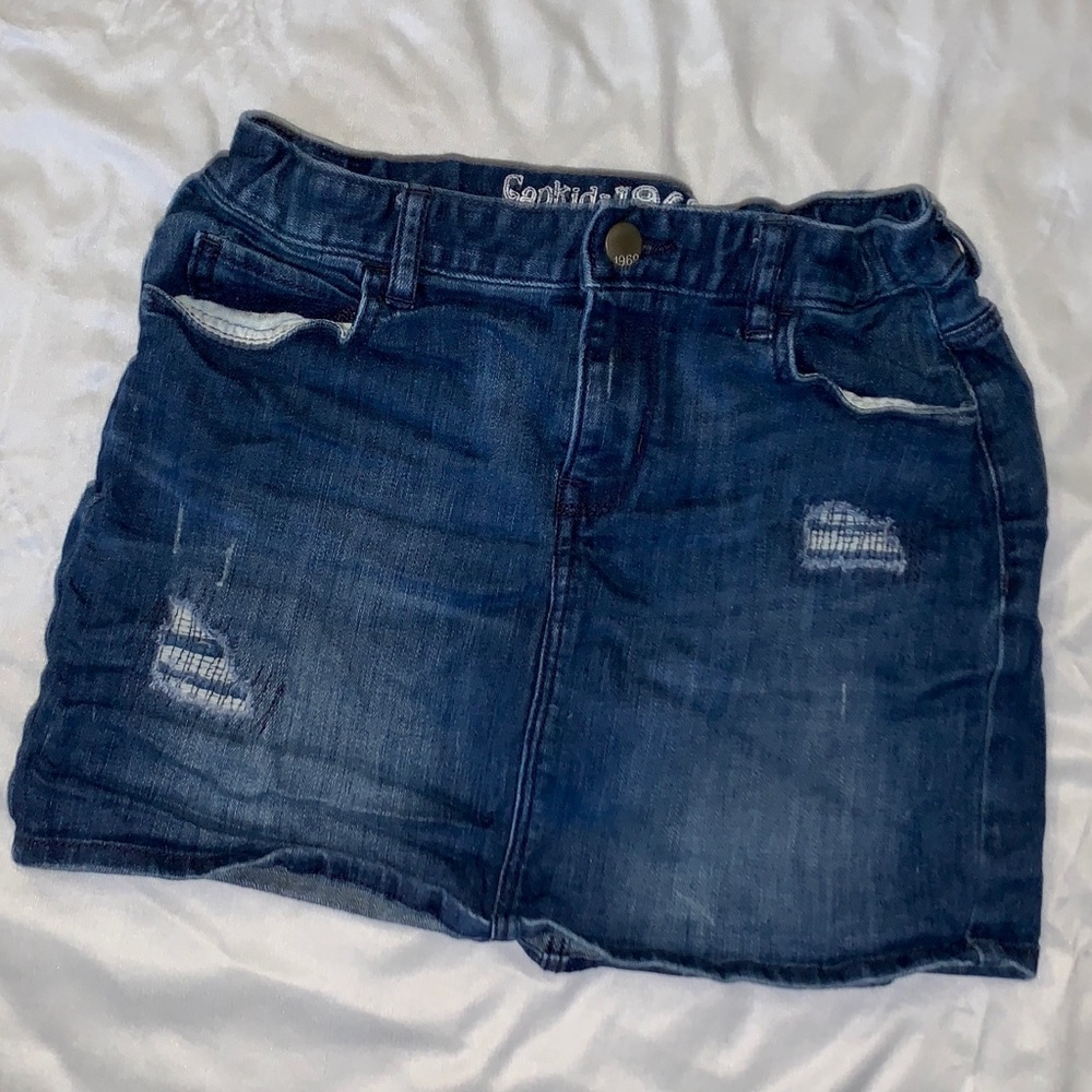 Gap kids jean skirt 12